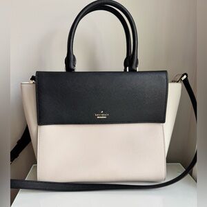 Kate Spade Black and White Satchel
